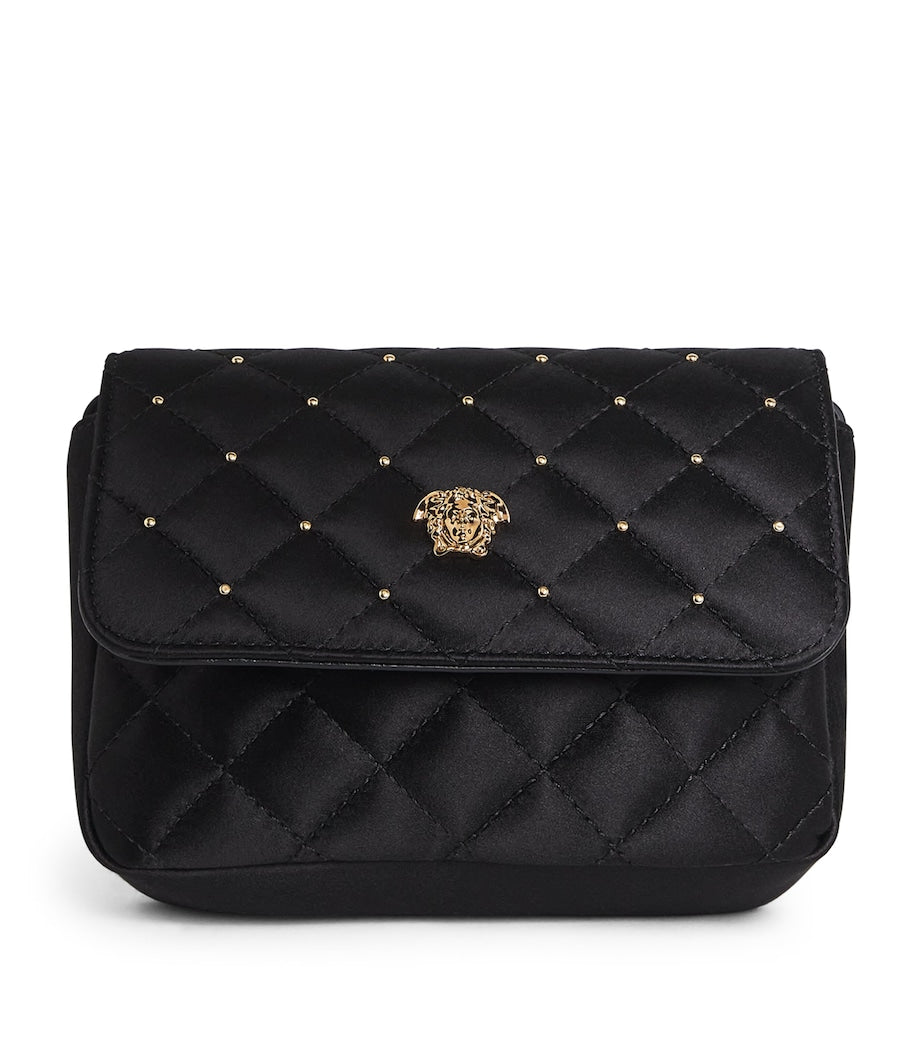 Versace Kids satin quilted handbag (British brand)
