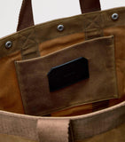 AllSaints Layo organic cotton canvas tote bag, imported from the UK