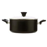 Habitat Aluminium Stockpot Black 24cm GOODS Sainsburys   