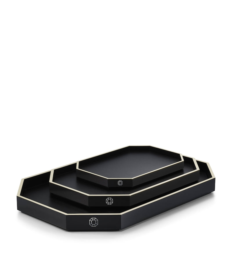 Baccarat Large Octogone tray 60cm x 40cm - British product