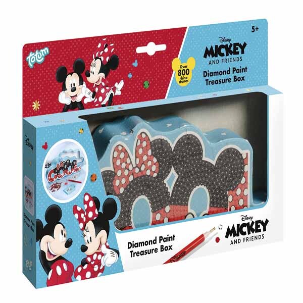 Totum Micky and Friends diamond painting treasure box, imported from the UK