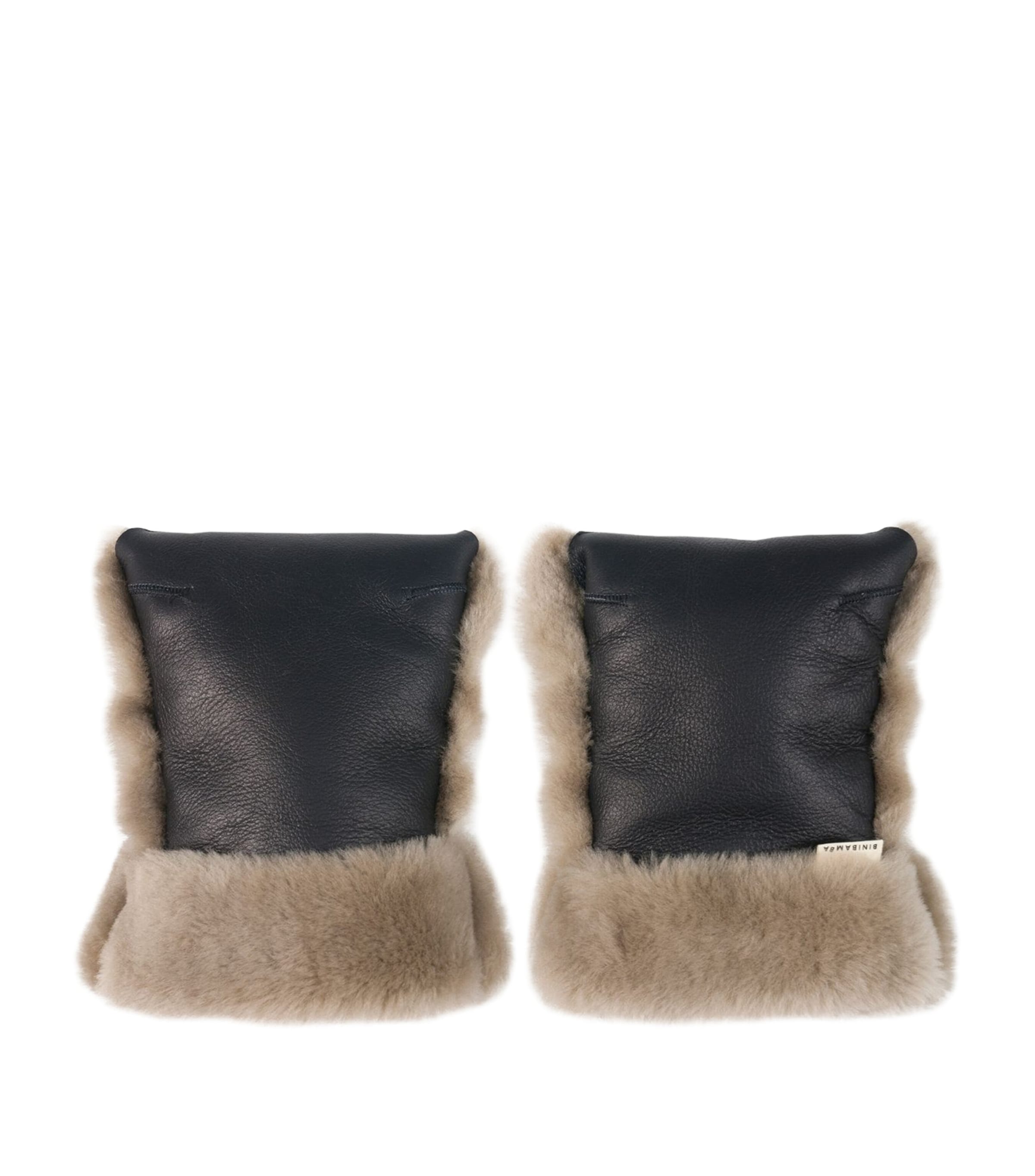 Binibamba sheepskin buggy mittens - British product