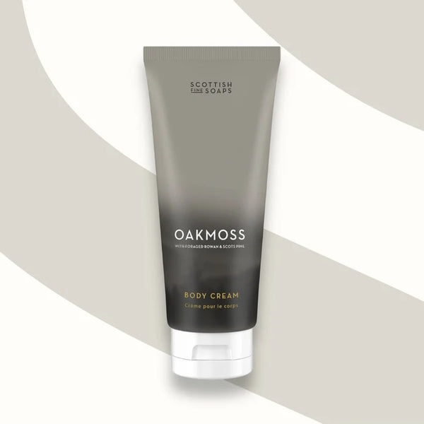 Scottish Fine Soaps Oakmoss Body Cream 200ml (British brand)