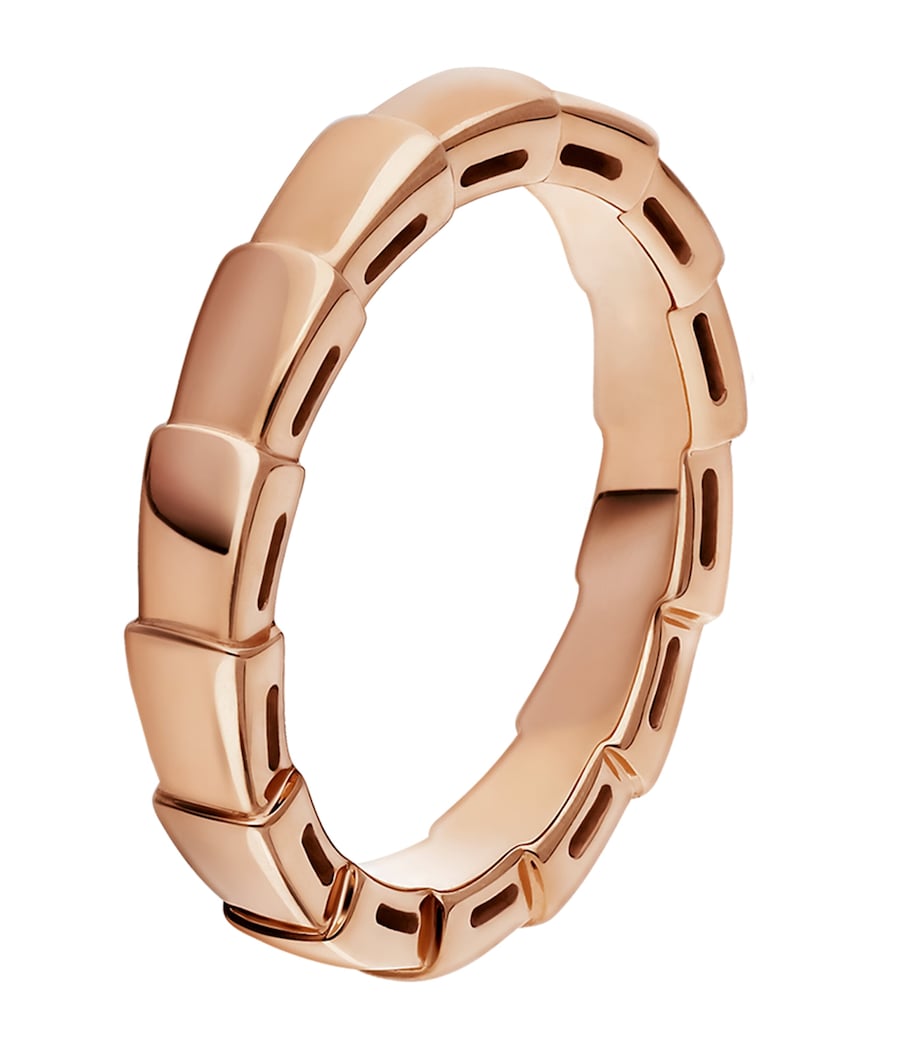 Bvlgari Serpenti Viper wedding band in rose gold - British product