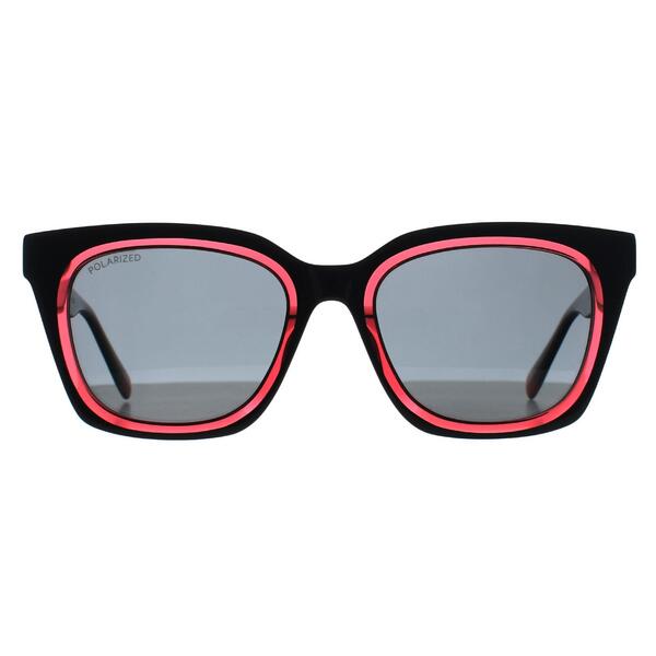 Benetton BE5086 black women sunglasses oversized square frame (British brand)