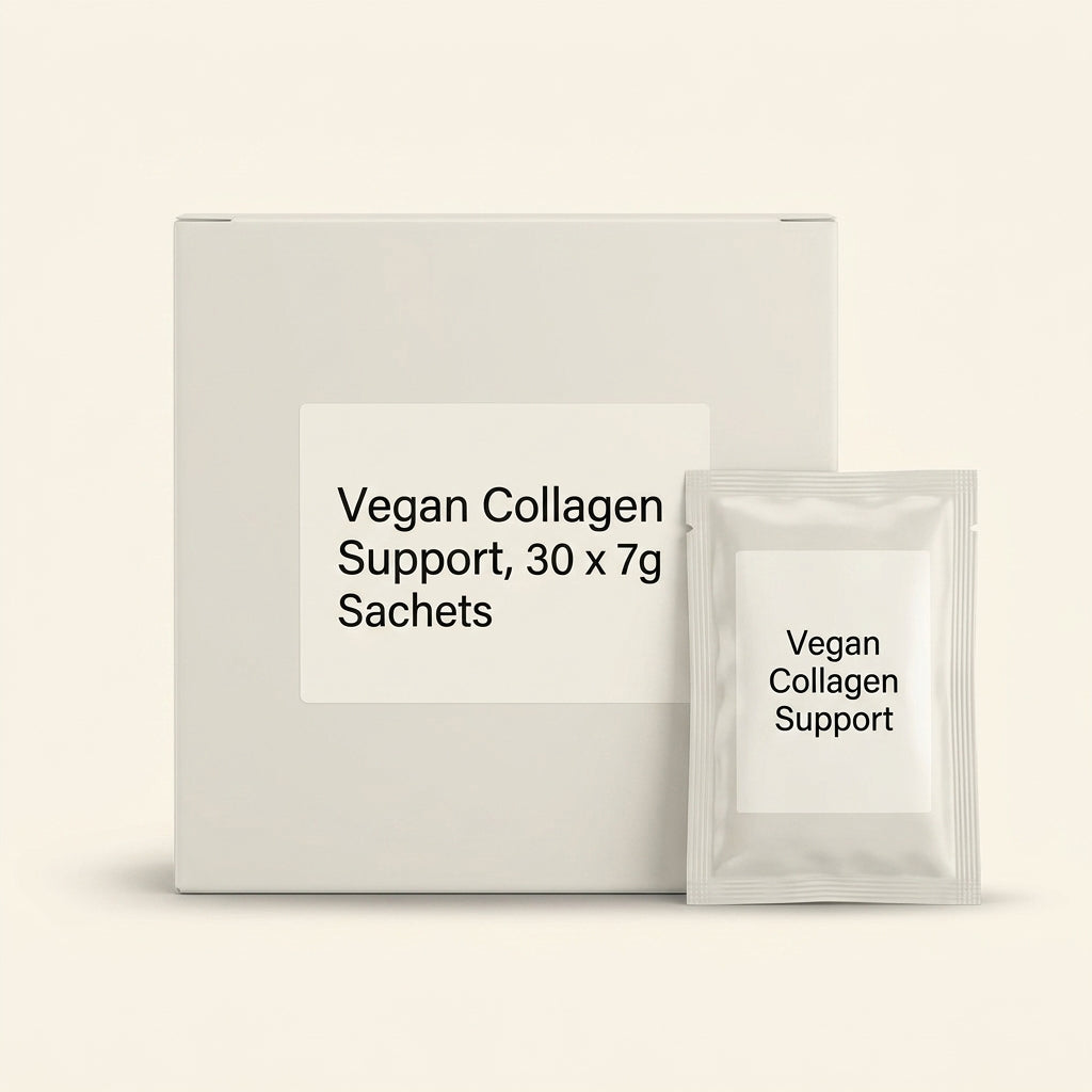 Holland & Barrett vegan collagen support powder raspberry (British brand)