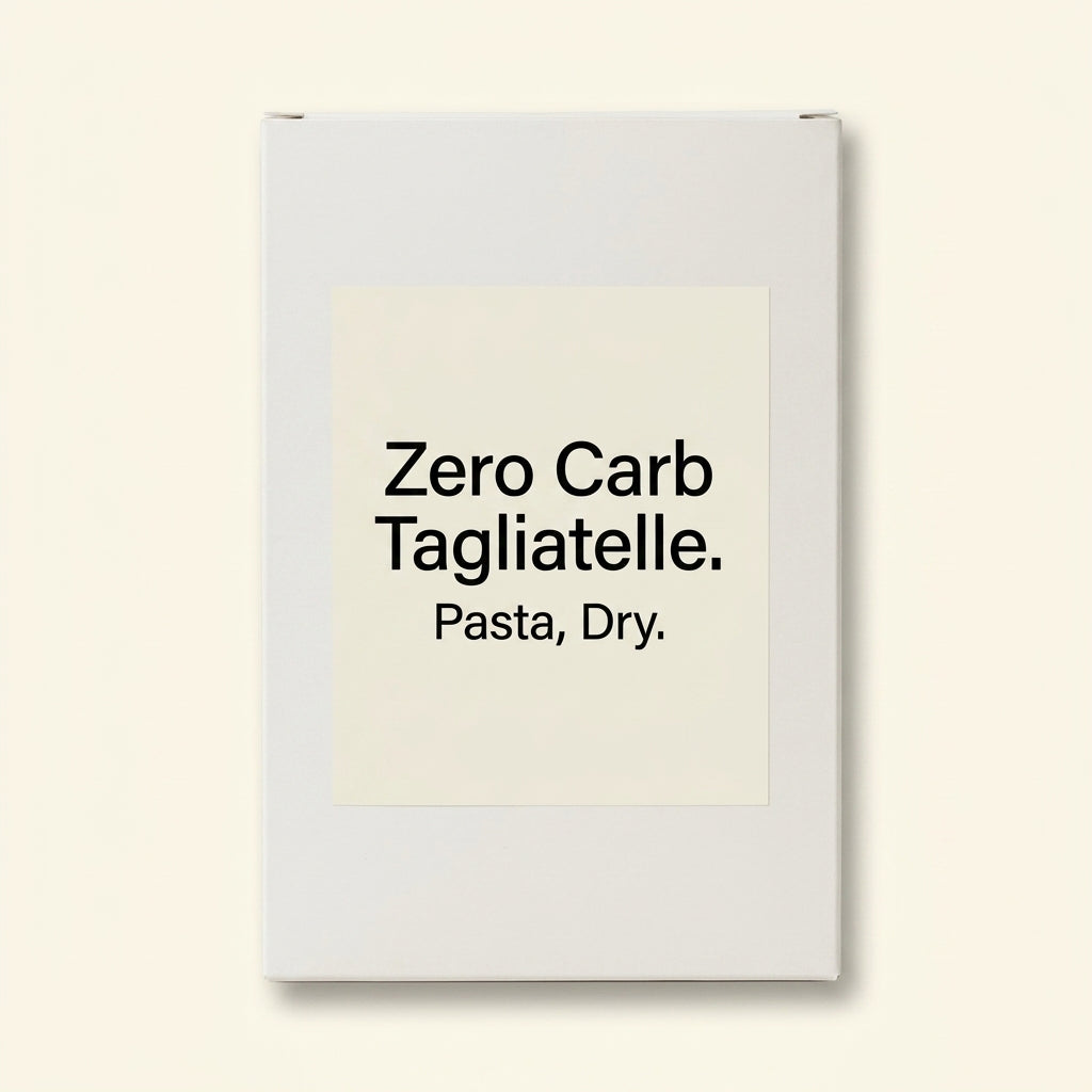 Holland & Barrett zero carb tagliatelle pasta 270g, UK version