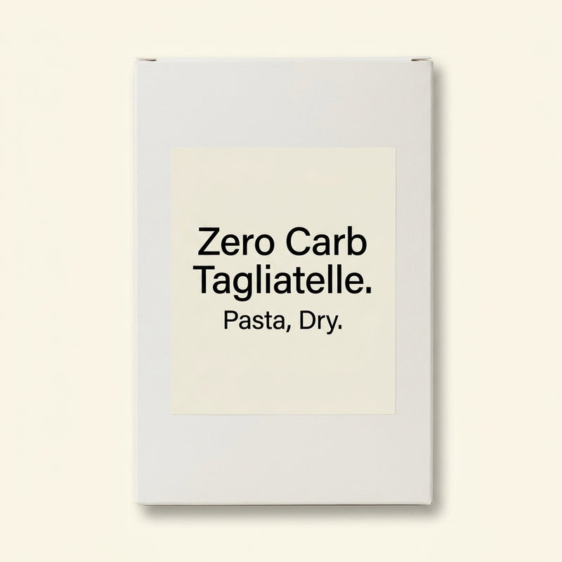 Holland & Barrett zero carb tagliatelle pasta 270g, UK version