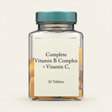 Holland & Barrett Super Strength Complete Vit B Complex + Vitamin C 60 Tablets