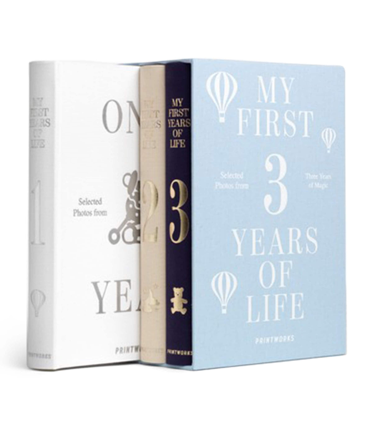 Printworks baby photo album 3-pack, imported from the UK