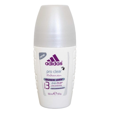 Superdrug Adidas Pro Clear for Women Quick Dry Roll Deodorant 50ml- Buy online at McGrocer