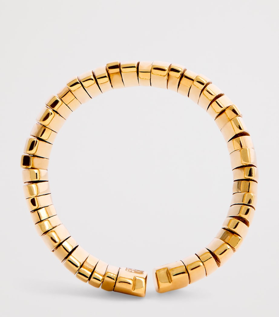 Suzanne Kalan Golden Jagged band ring in yellow gold, UK version