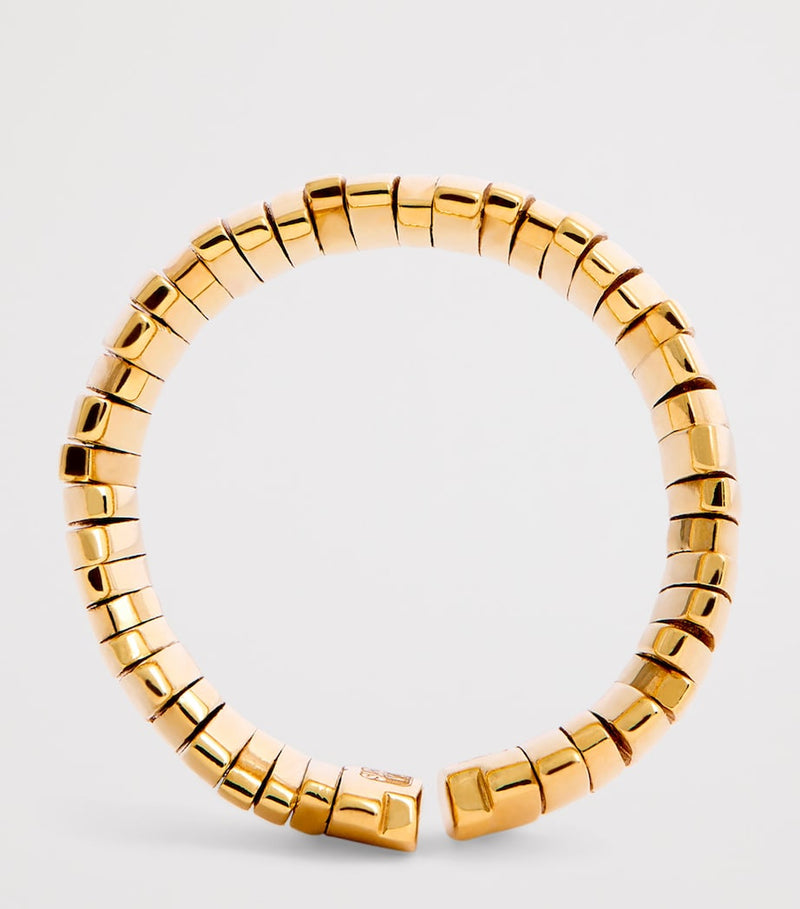 Suzanne Kalan Golden Jagged band ring in yellow gold, UK version