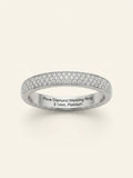 Cartier LOVE diamond wedding ring 18ct white gold 0.19ct - British product