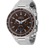 Invicta Speedway brown stainless steel men's watch, UK version