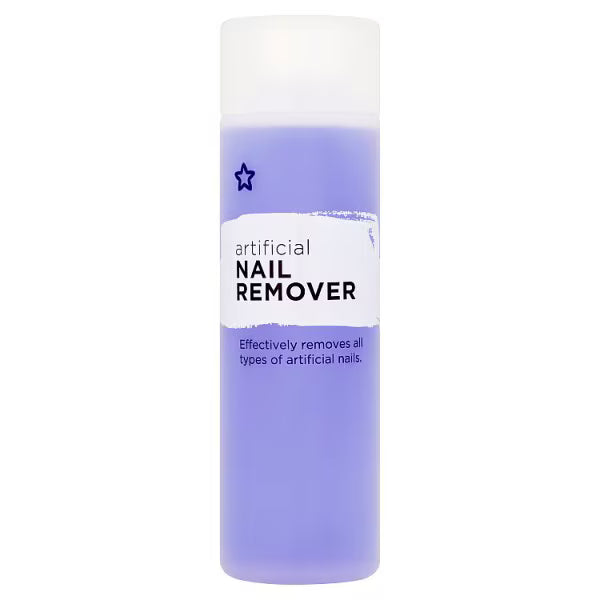 Superdrug Fake Nail Remover Acetone 200ml (British brand)