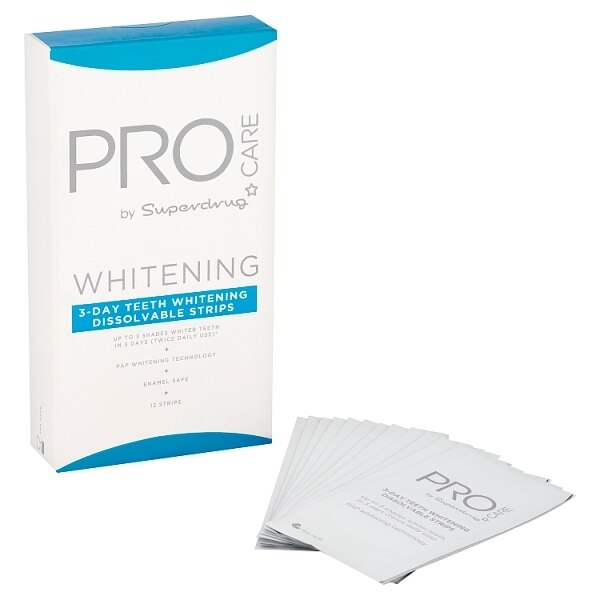 Superdrug Procare 3 Day Whitening Strips GOODS Superdrug   