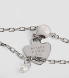 Persée white gold ring with floating diamond, UK version