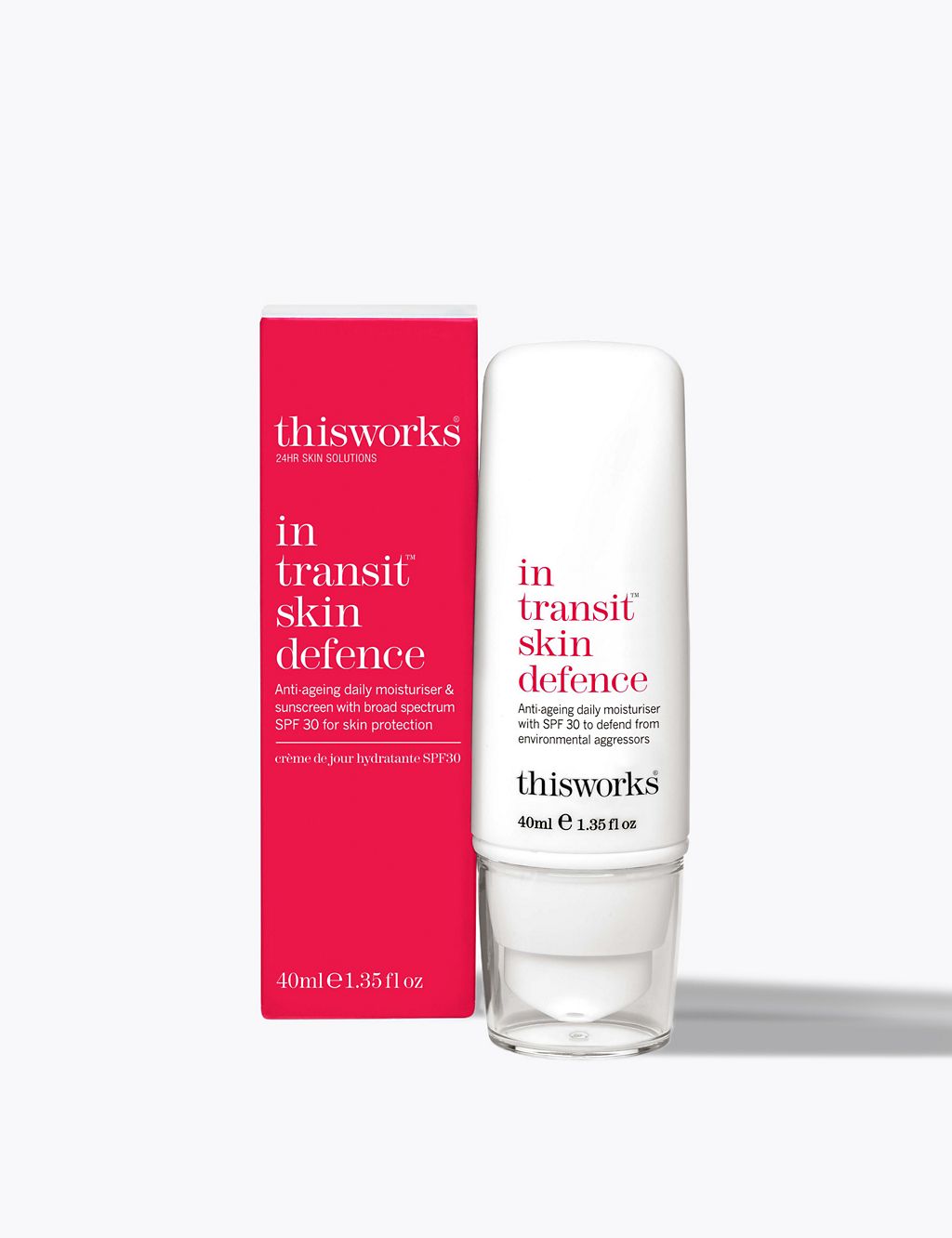 In Transit Skin Defence SPF 30 40ml Body Care M&S   