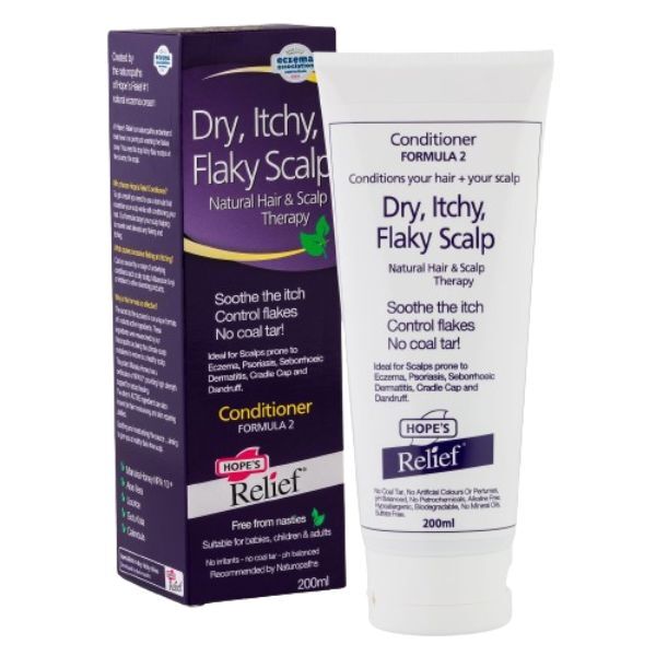 Hope's Relief dry itchy scalp conditioner 200ml, imported from the UK
