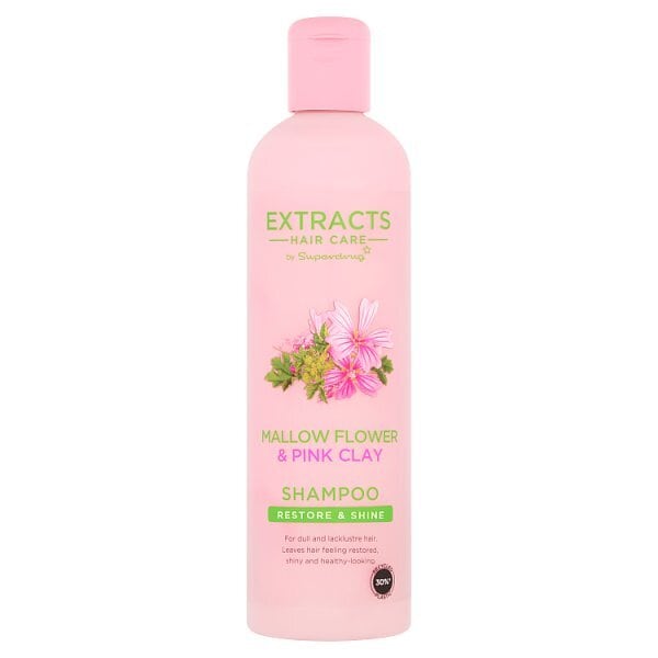 Superdrug Extracts Mallow Flower & Pink Clay Shampoo GOODS Superdrug   