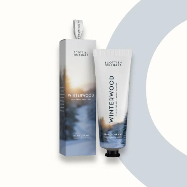 Scottish Fine Soaps Winterwood gift boxed hand cream 75ml, UK version