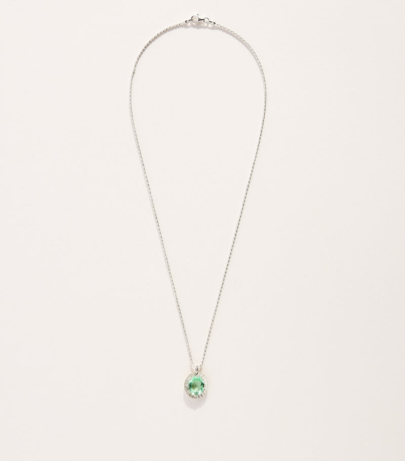 Bleue Burnham sapphire pendant necklace sterling silver, UK version