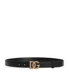 Dolce & Gabbana calfskin logo belt 2.5cm, imported from the UK