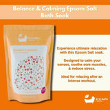 Eco Bath balance & calming bath soak 500g, imported from the UK