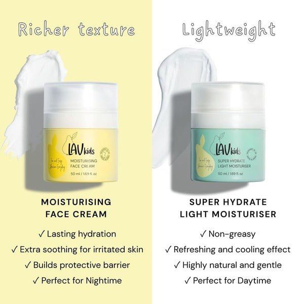Lav-Kids Moisturising Face Duo bundle - British product