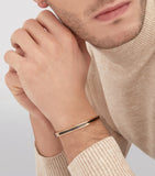 Bvlgari B.Zero1 rose gold and ceramic bangle, UK version
