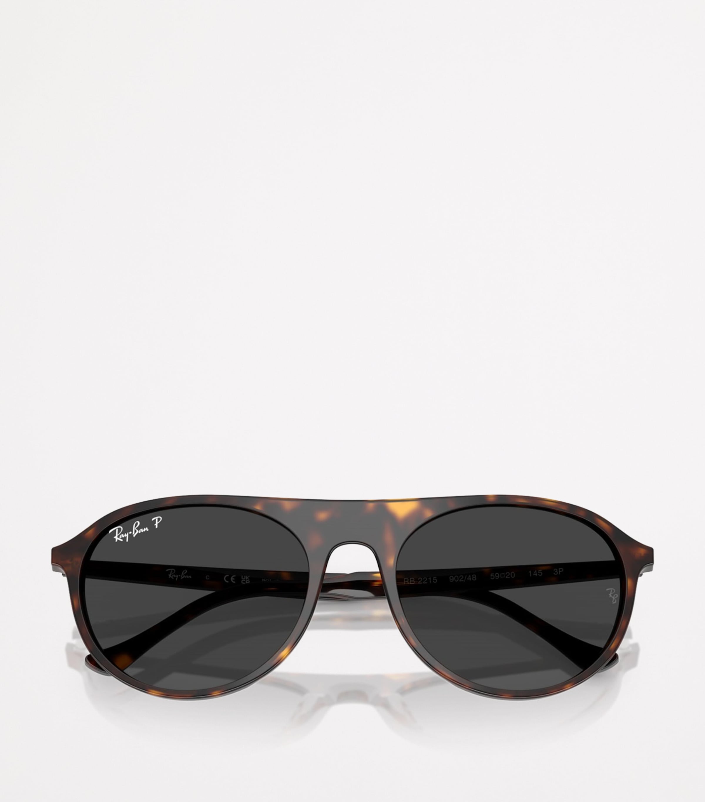 Ray-Ban RB2215 rounded square sunglasses, imported from the UK