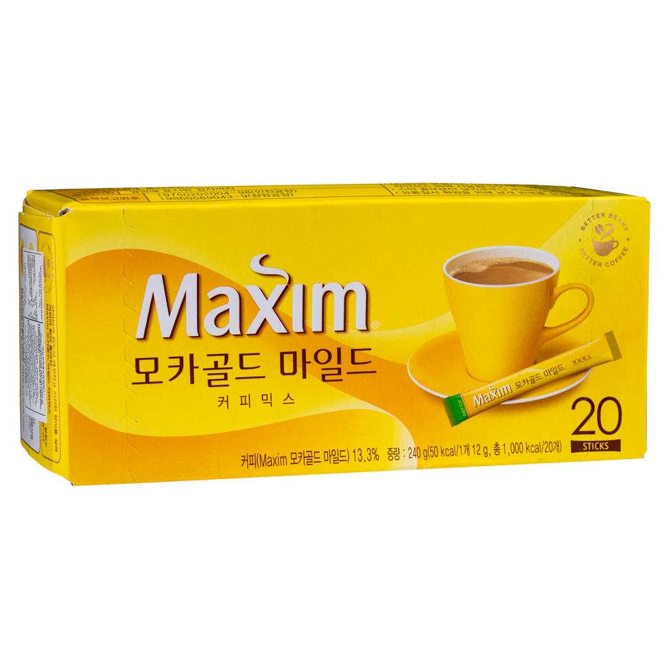 Maxim Mocha Gold instant coffee mix - British product