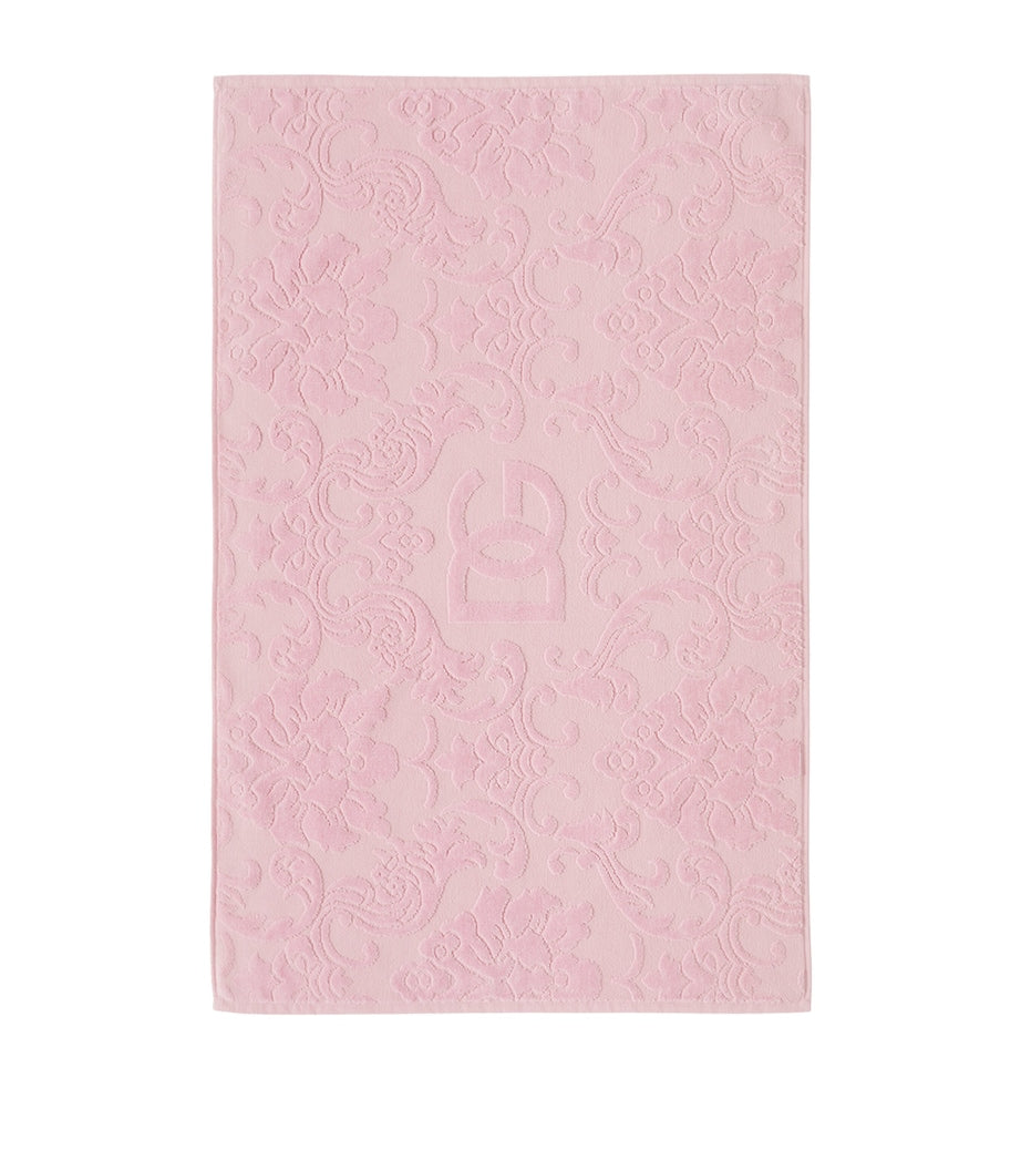 Dolce&Gabbana Casa Cotton Jacquard bath mat 87cm x 54cm - British product