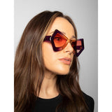 SVNX 2 Tone Purple Pink Sunglasses, UK version