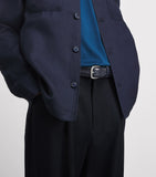 Elliot Rhodes leather Jolson belt with textured design (British brand)