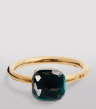 Pomellato Nudo Petit London blue topaz ring, imported from the UK
