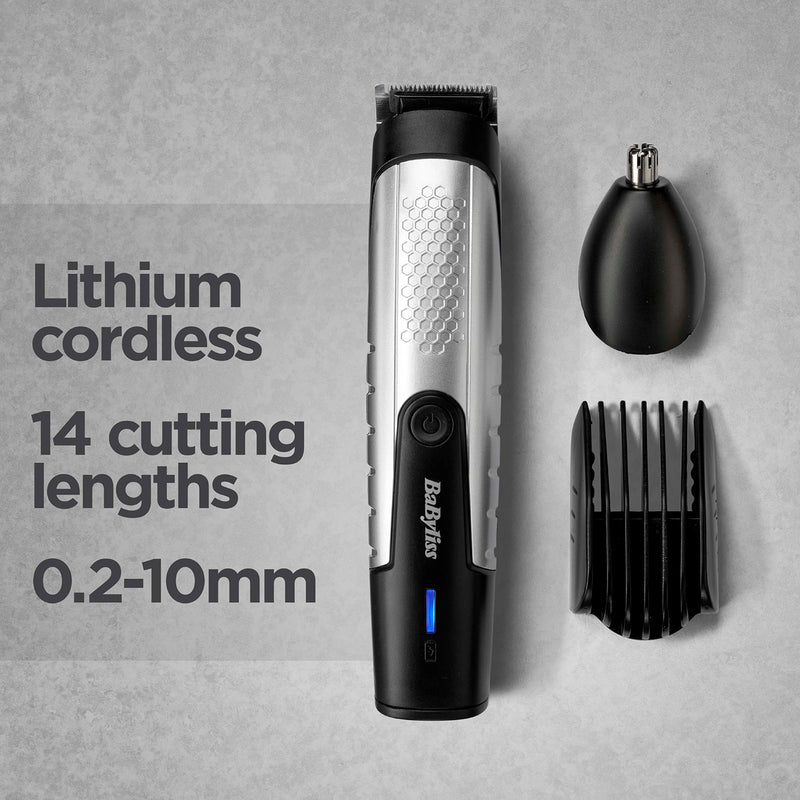 BaByliss Lithium Power beard and stubble trimmer (British brand)