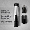 BaByliss Lithium Power beard and stubble trimmer (British brand)