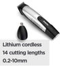 BaByliss Lithium Power beard and stubble trimmer (British brand)