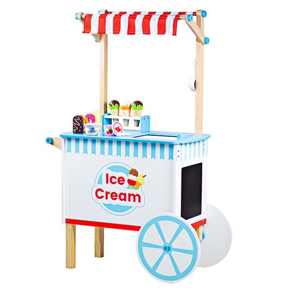 Bigjigs Toys Wooden Ice Cream Cart GOODS Superdrug   