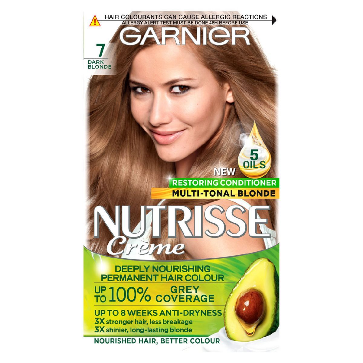 Garnier Nutrisse 7 Dark Blonde Permanent Hair Dye Permanent Hair Dye Boots   