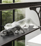 Lalique Zeila Panther crystal sculpture, UK version