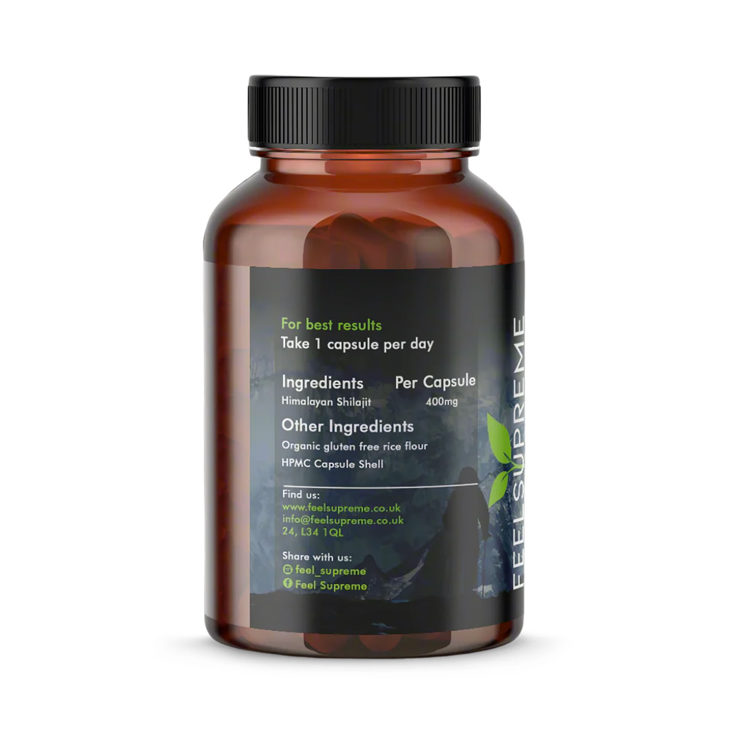 Himalayan Shilajit capsules 60 caps, UK version