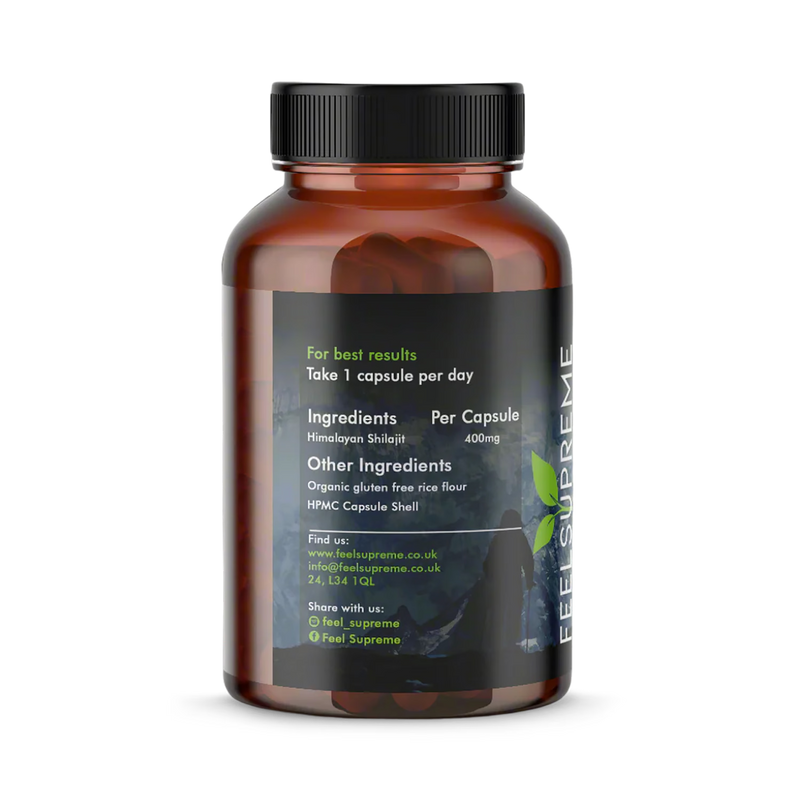 Himalayan Shilajit capsules 60 caps, UK version