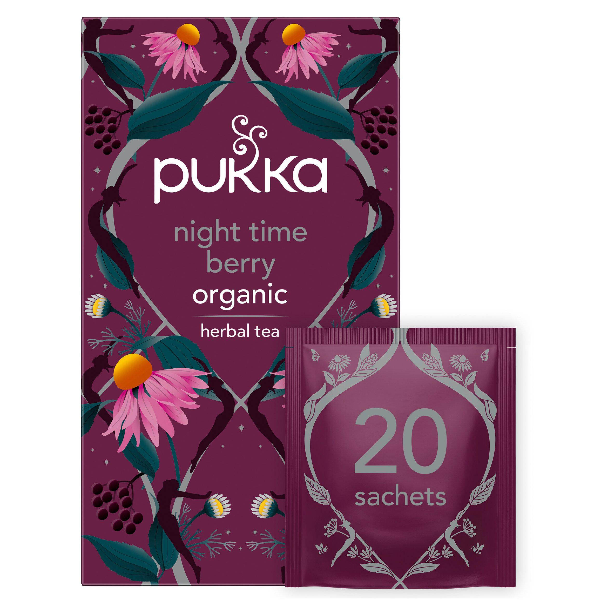 Pukka Night Time Berry Tea Bags 20's 36g GOODS Sainsburys   