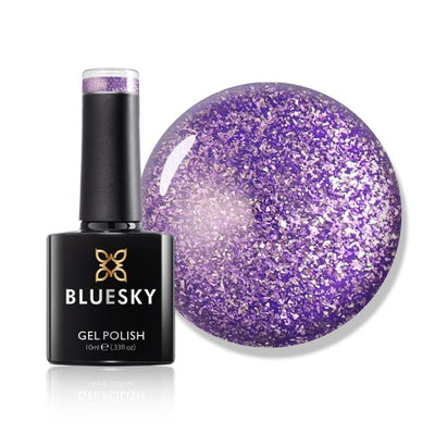 Superdrug Bluesky Gel Polish - Platinum - Amethyst Aura- Buy online at McGrocer