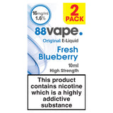 88Vape Original E-Liquid Fresh Blueberry 2 Pack GOODS ASDA   