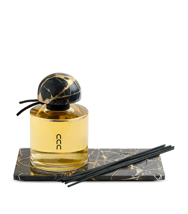 Marchanta marble diffuser tray, approximately 13cm by 25.5cm, imported from the UK