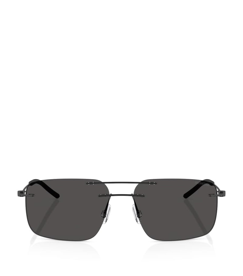 Moncler Steel Doppler ME4003 sunglasses, imported from the UK